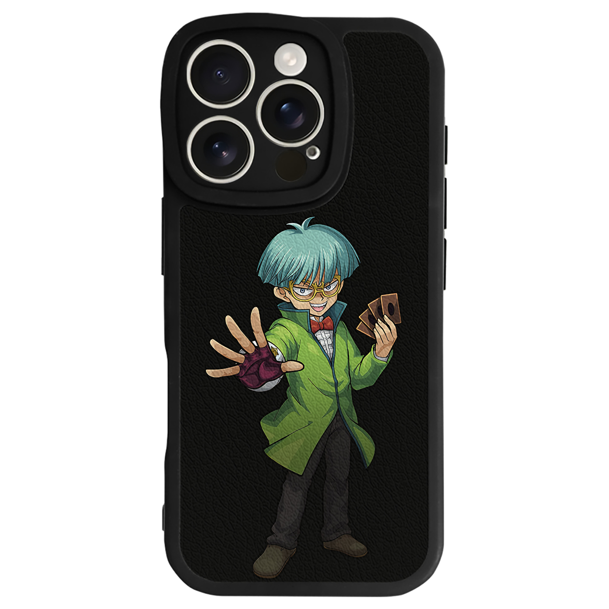 遊☆戯☆王 Yu-Gi-Oh! 【iPhone 16シリーズ対応】シリコンスマホケース（レザー調） 材質：シリコン